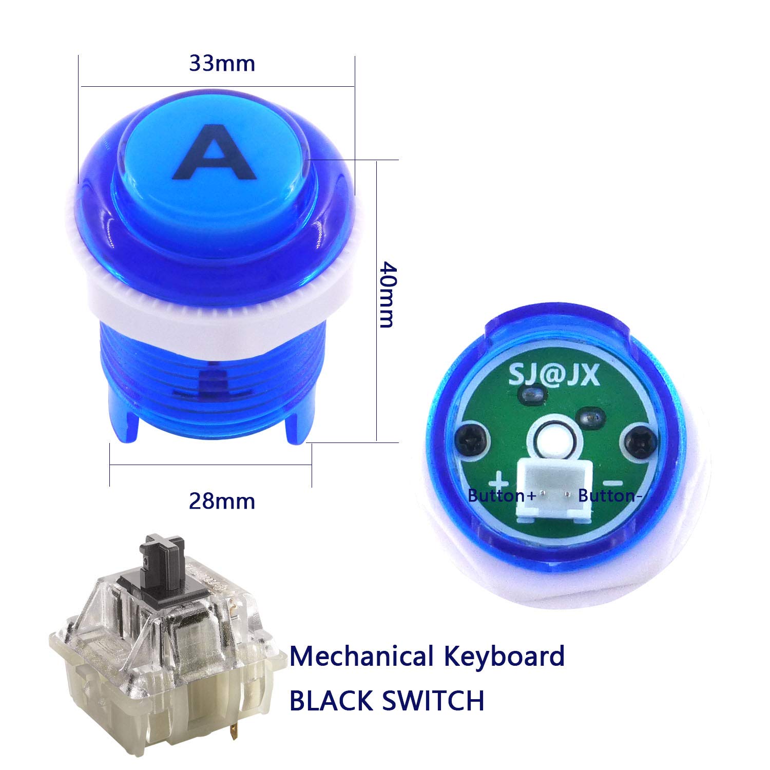 Amazon.com: SJ@JX Arcade Game DIY Kit 2 Player Zero Delay USB